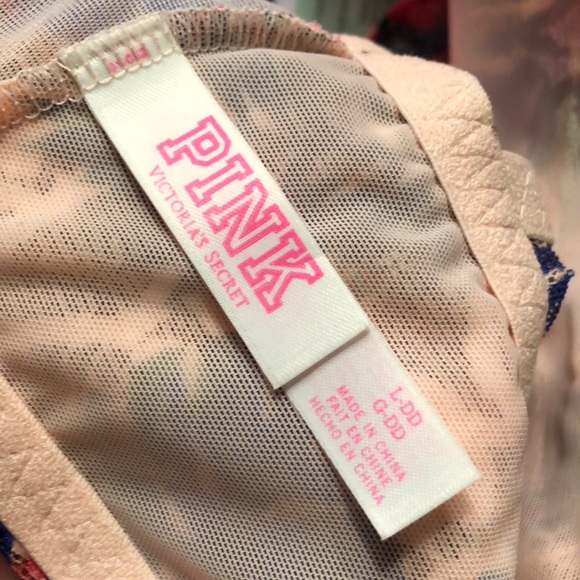 PINK floral push up bralette - Picture 4 of 5